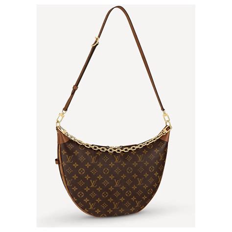 half moon lv bag|lv hobo bag monogram.